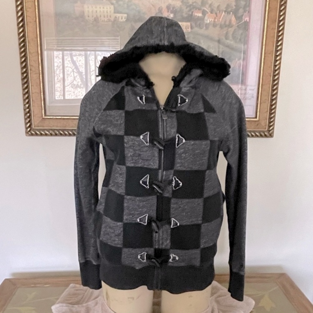 Vans Hooded Zip and Button up Sweater/Jacket